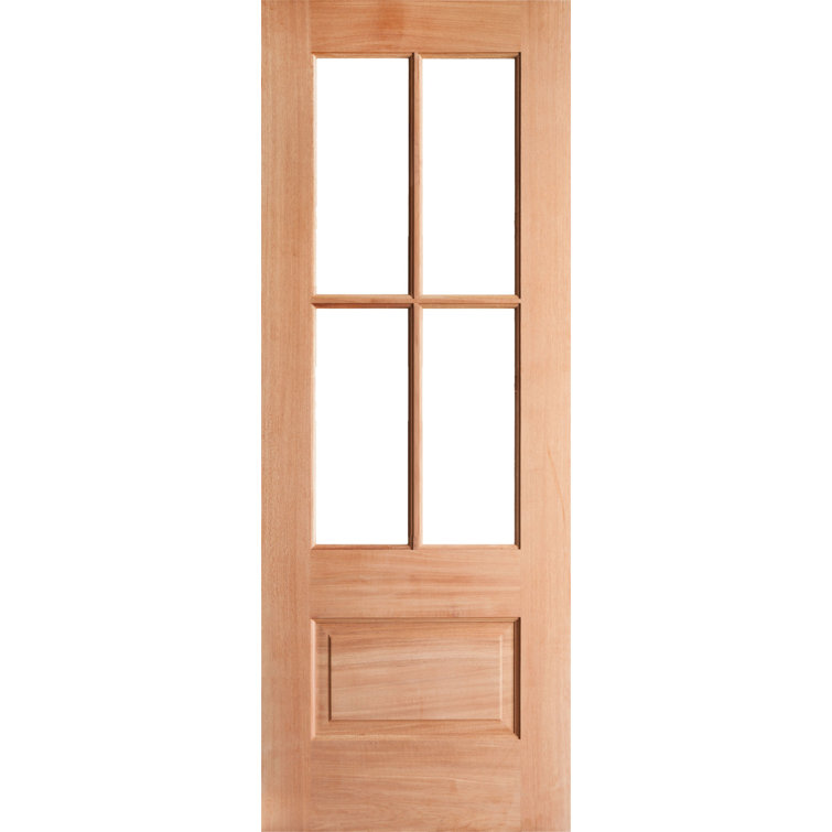 Prestige Entries Unfinished Mahogany Prehung Front Entry Door & Reviews